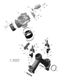 Air Intake Manifold And Throttle Body Version 1