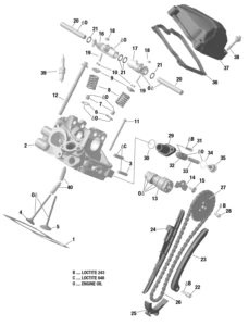 Cylinder Head, Rear