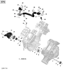 Rotax - Engine Cooling - 570 EFI