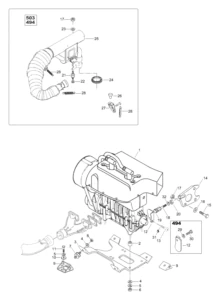 Engine Mount Plate/Muffler