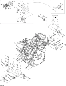 Engine And Engine Support