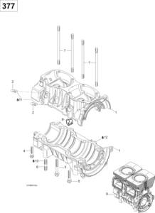 Crankcase 377