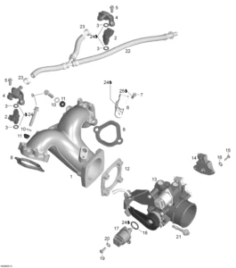 Air Inlet manifold And Throttle Body