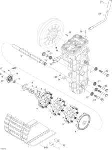 Drive Axle And Track