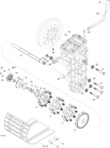 Drive Axle And Track