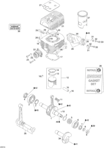 Crankshaft, Piston And Cylinder