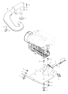 Engine Mount Plate/Muffler