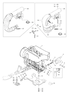 Engine Mount Plate/Muffler