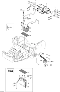 Battery And Starter