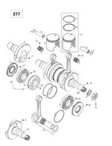 Crankshaft And Pistons (377)