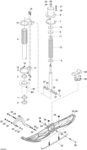 Front Suspension And Ski