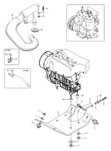 Engine Mount Plate/Muffler