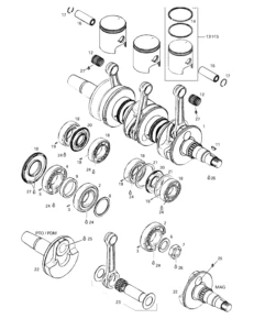 Crankshaft And Pistons