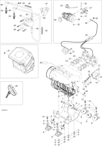 Engine And Engine Support, 400RC