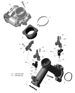Air Intake Manifold And Throttle Body Version 2