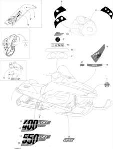 Decals, 400RC