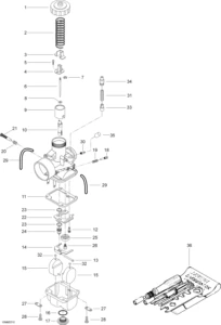 Carburetor, 400RC