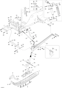 Front Suspension And Ski