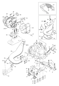 Engine Mount Plate/Muffler