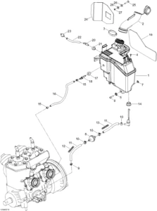 Oil Tank And Support