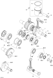 Crankshaft And Pistons