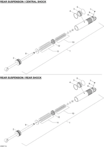 Take Apart Shock, Rear