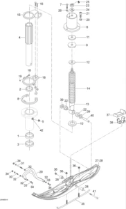 Front Suspension And Ski