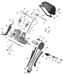 Cylinder Head, Rear - 800R EFI