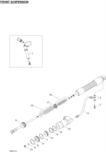 Take Apart Shock, Ski, 400RC