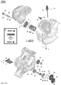 Rotax - Engine Lubrication - 570 EFI