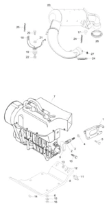 Engine Mount Plate/Muffler