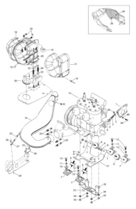 Engine Mount Plate/Muffler