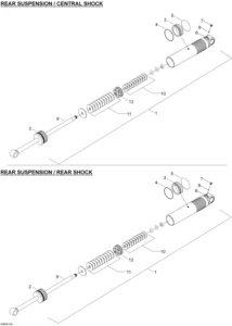 Take Apart Shock, Rear
