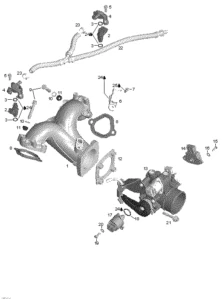 Air Inlet manifold And Throttle Body