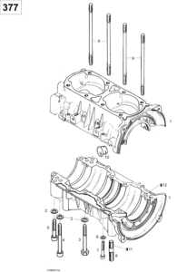 Crankcase 377