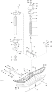 Front Suspension And Ski