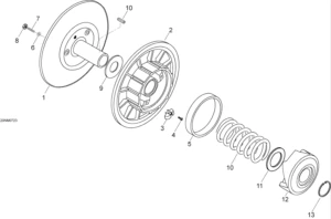 Driven pulley
