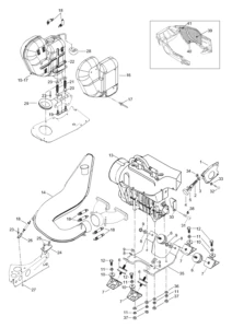 Engine Mount Plate/Muffler