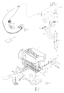 Engine Mount Plate/Muffler